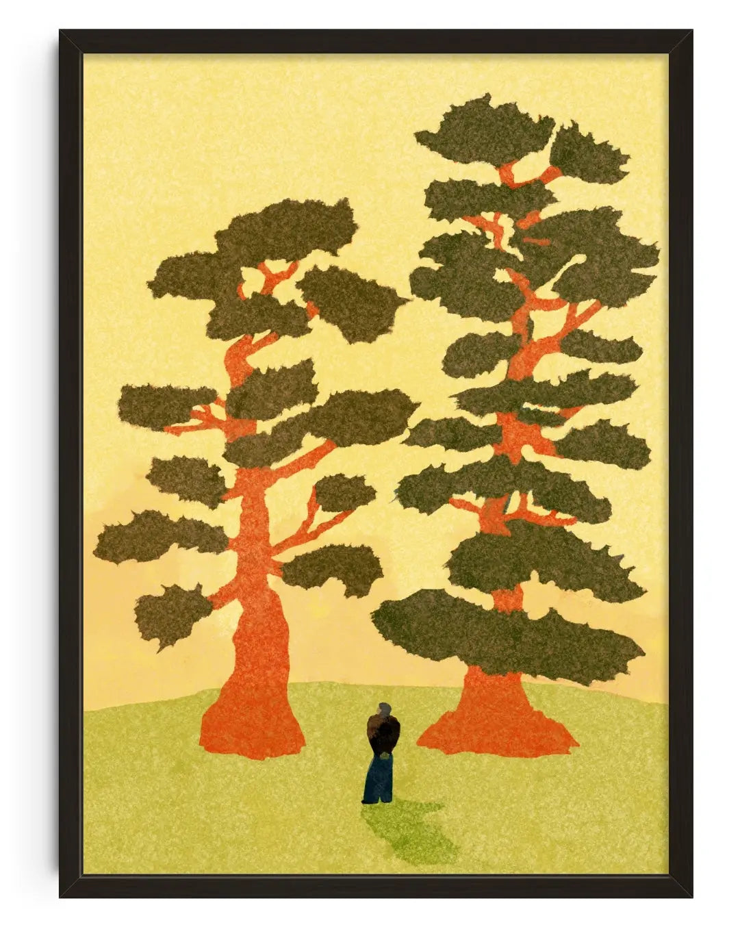 Kōkyo Higashi Gyoen contemporary art print by Lily Kong - sold by DROOL