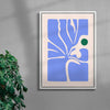 Oasis contemporary wall art print by Kim Van Vuuren - sold by DROOL