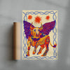 Bull of Heaven contemporary wall art print by Kwonny - sold by DROOL