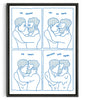 Bild in Galerie-Viewer laden, Kiss Me Harder contemporary wall art print by Eric Schwarz - sold by DROOL