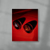 ROSSO contemporary wall art print by Gregory Tauziac - sold by DROOL