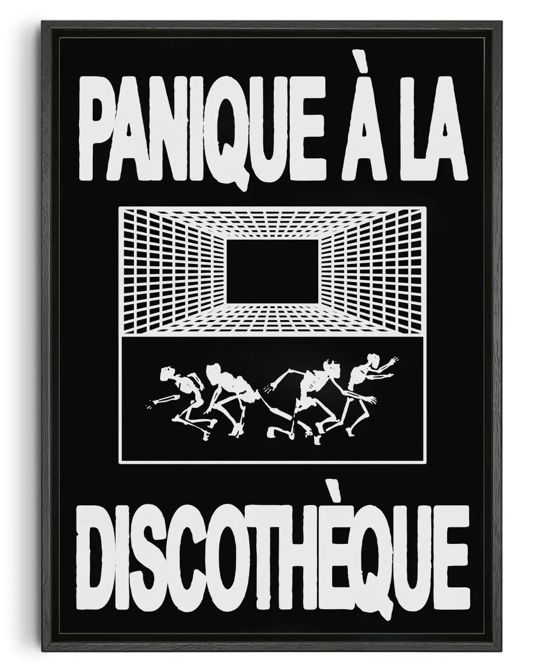 Panic at the Discothèque contemporary wall art print by Utsav Verma - sold by DROOL