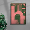 h contemporary wall art print by Brad Mead - sold by DROOL