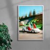 Classic Lamborghini Countach contemporary wall art print by Chazzydawg - sold by DROOL
