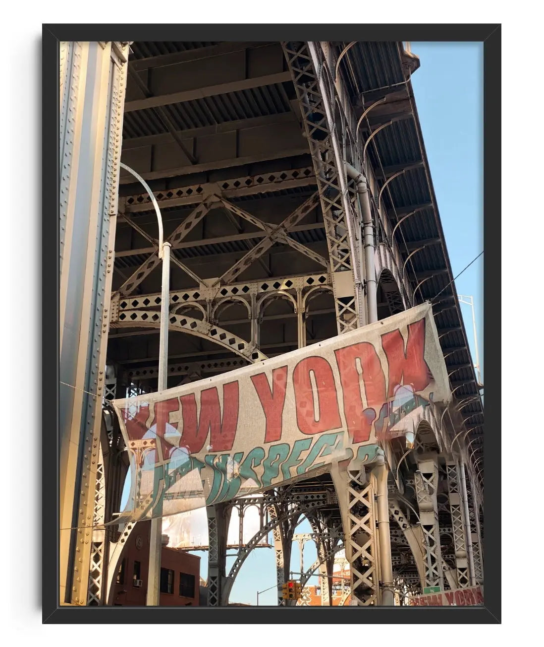 New York Underpass contemporary wall art print by Rob Crosby - sold by DROOL