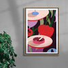 Pleasures contemporary wall art print by Kim Van Vuuren - sold by DROOL
