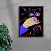 Saint Lucy contemporary wall art print by Raman Djafari - sold by DROOL