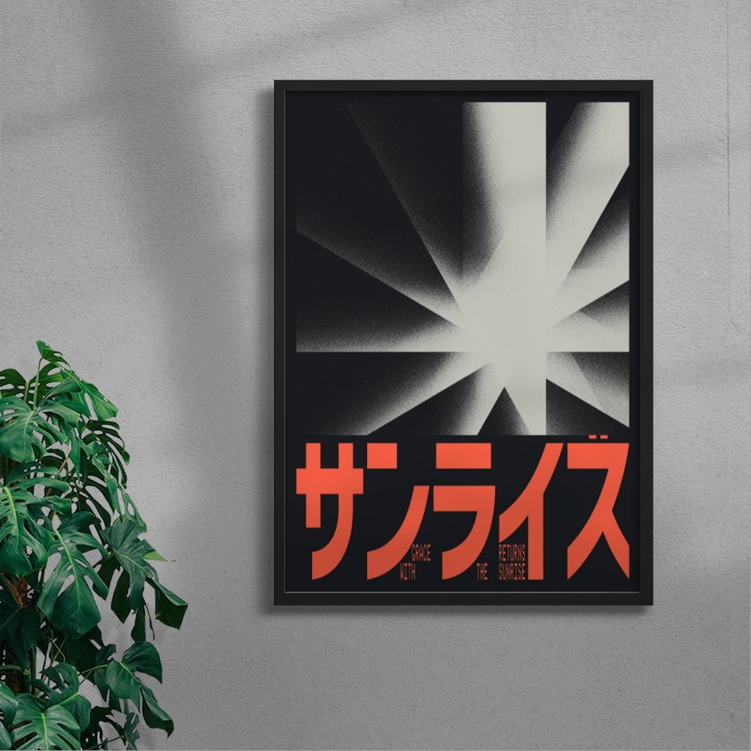SANRAIZU contemporary wall art print by Xtian Miller - sold by DROOL