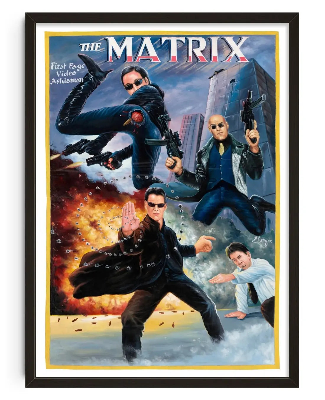 The Matrix contemporary wall art print by Deadly Prey - sold by DROOL
