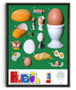 Bild in Galerie-Viewer laden, Huevos 2 (Eggs 2) contemporary wall art print by Miguel Vides - sold by DROOL