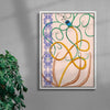 Ornamentos contemporary wall art print by Naia Escribano - sold by DROOL