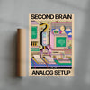 Second Brain contemporary wall art print by Azaazelus - sold by DROOL