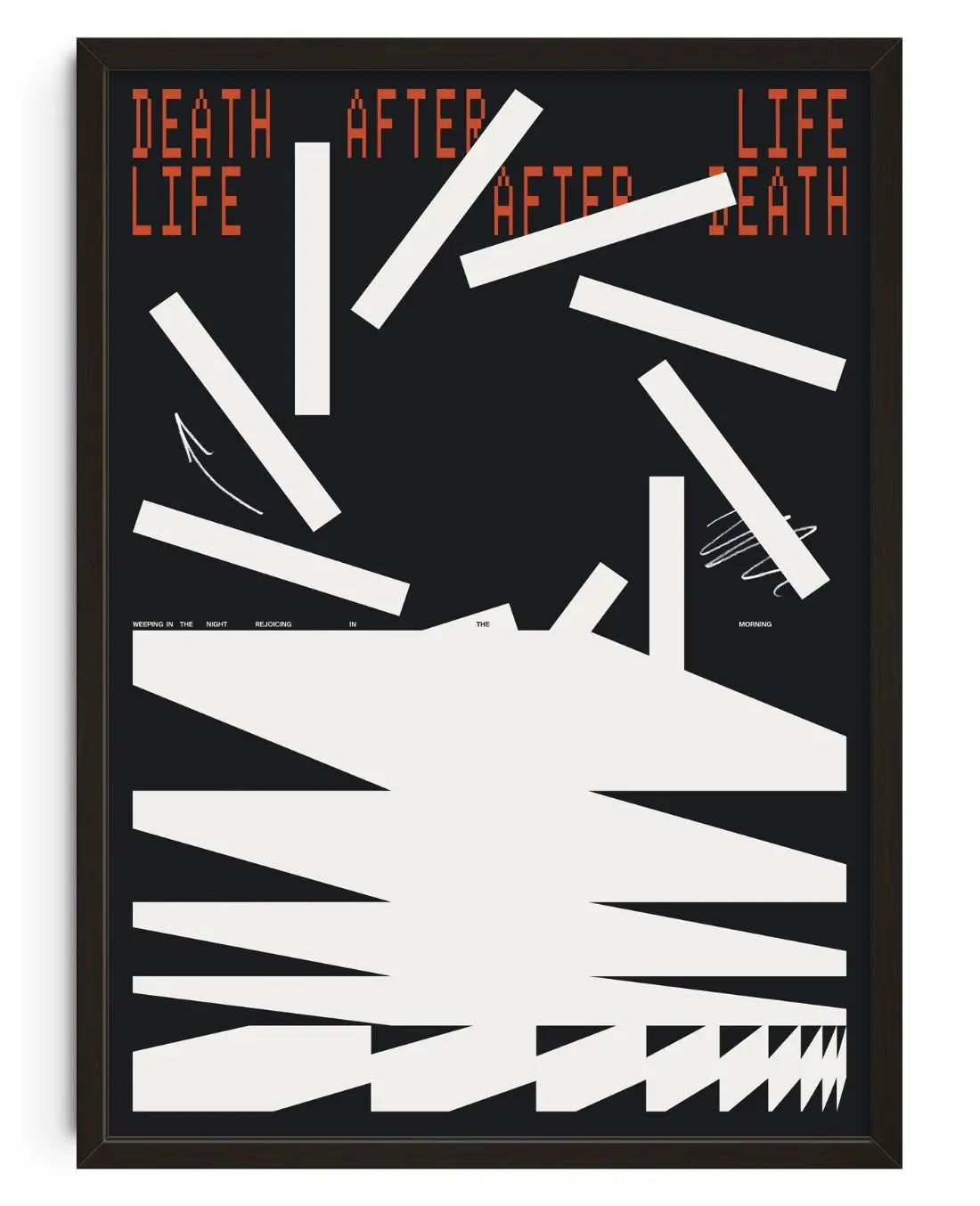 LIFE AFTER DEATH - Print by Xtian Miller | DROOL Art