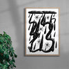 Thunder and Rain contemporary wall art print by Célestin Krier - sold by DROOL