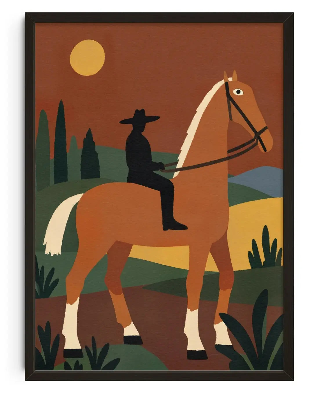 What a big horse you have contemporary art print by Xela - sold by DROOL
