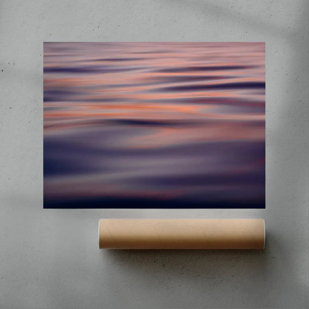 Sunset Ripples contemporary wall art print by Matt Bauer - sold by DROOL
