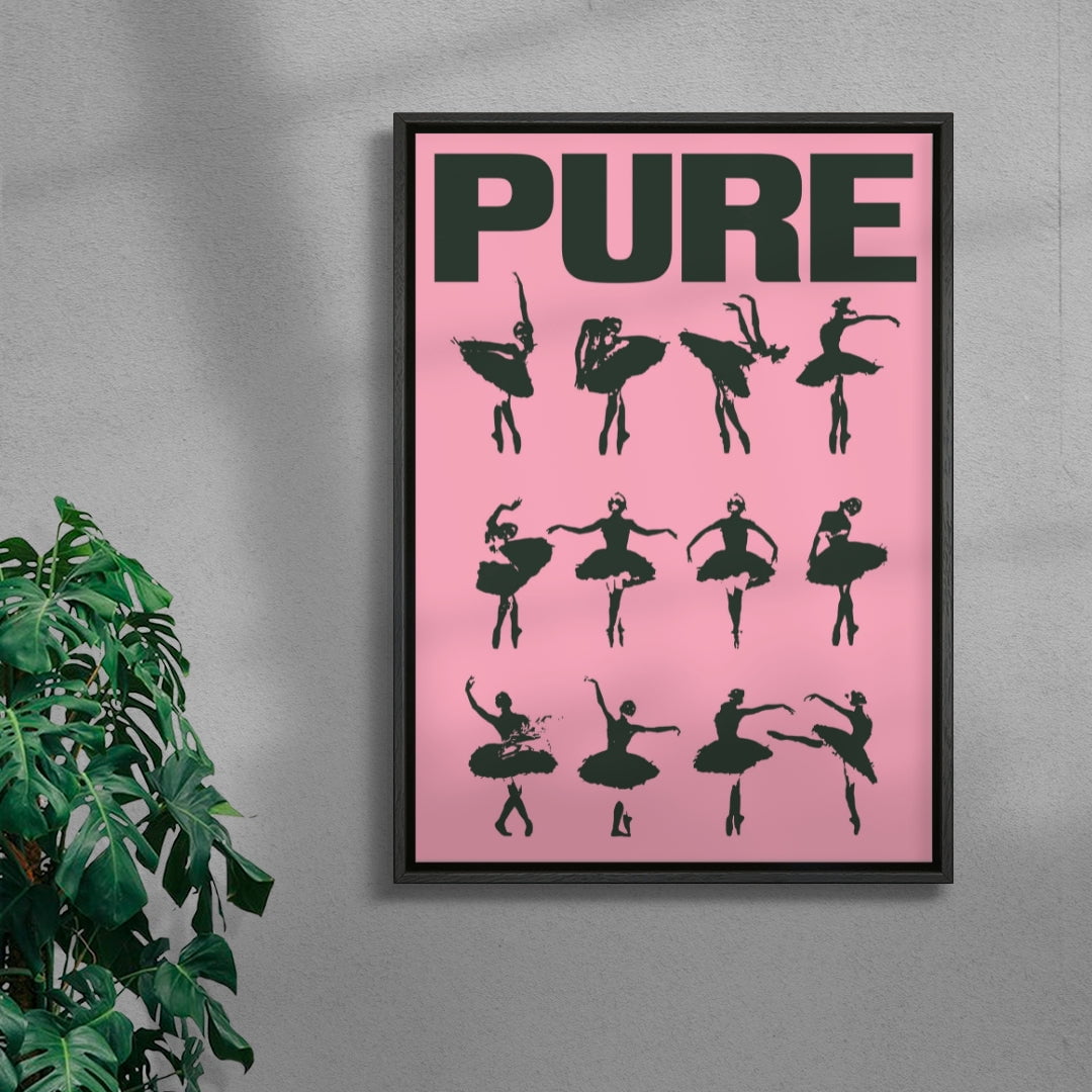 PURE contemporary wall art print by Utsav Verma - sold by DROOL