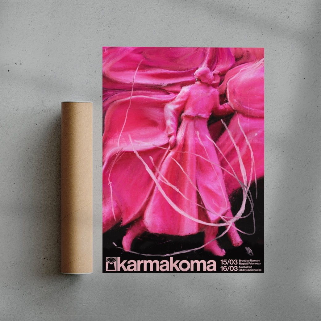 Karmakoma 98/HOLT contemporary wall art print by Floating Bstrd - sold by DROOL