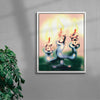 Velas contemporary wall art print by Florencia Pernicone - sold by DROOL