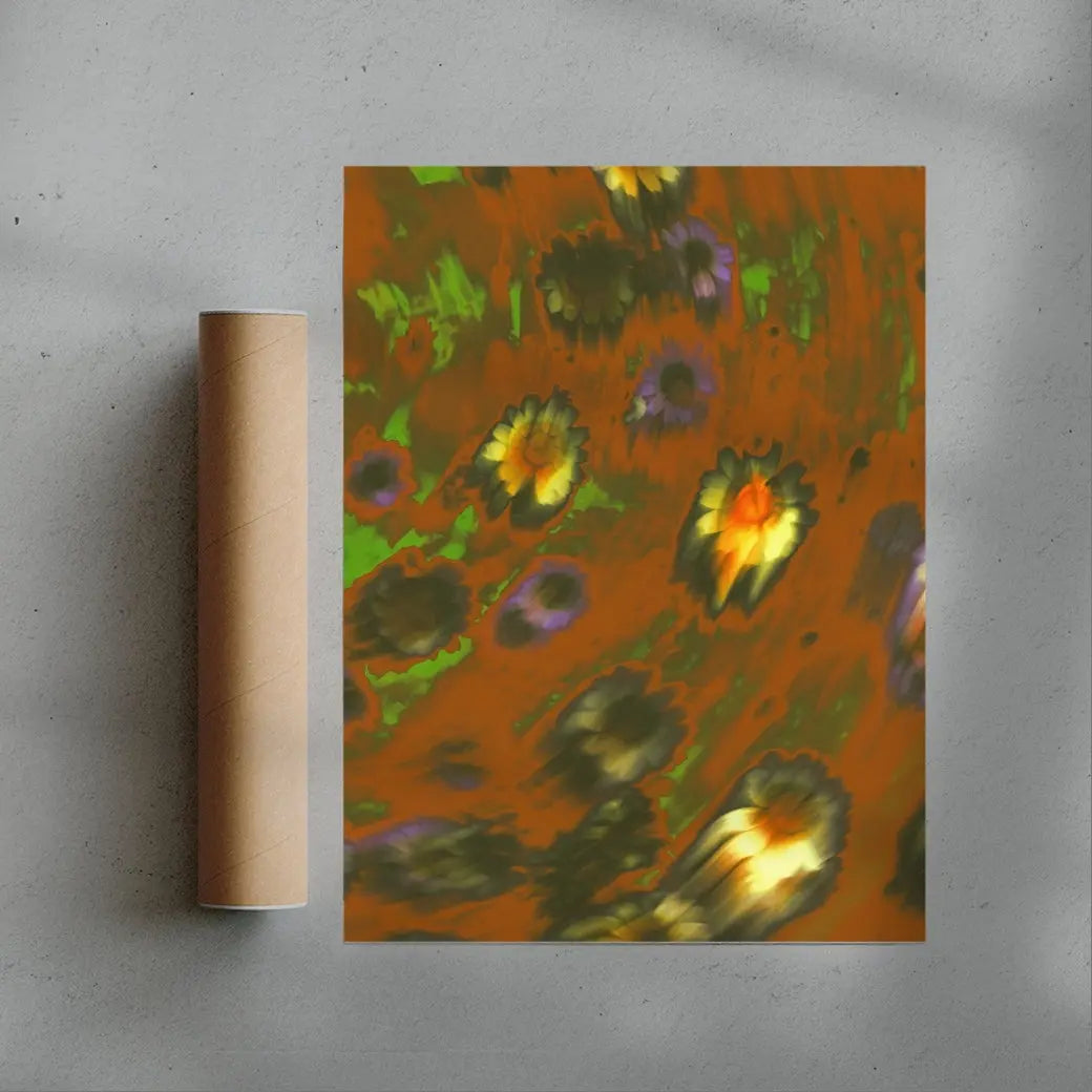 Sinking field contemporary wall art print by Omar Belattar - sold by DROOL