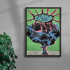 Always looking at you contemporary wall art print by Jorge Santos - sold by DROOL
