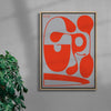 GRID contemporary wall art print by Sara Cristina Moser - sold by DROOL