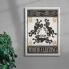 Time Is Fleeting contemporary wall art print by Alexander Khabbazi - sold by DROOL