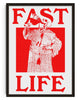 Fast Life contemporary wall art print by Utsav Verma - sold by DROOL