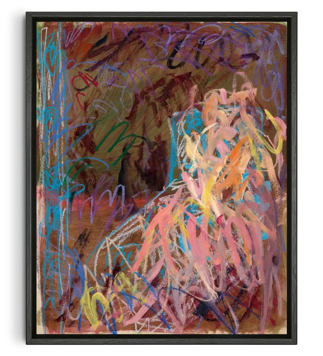 Night falls contemporary canvas print by Coco Hewitt - sold by DROOL