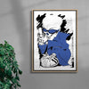 Alien Motorola contemporary wall art print by Amelie Goeppel - sold by DROOL