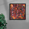 Embrace contemporary wall art print by Misbah Anjum-James - sold by DROOL