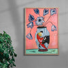 Toro contemporary wall art print by Caitlin Flood-Molyneux - sold by DROOL