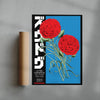 LA RED CARNATION contemporary wall art print by George Kempster - sold by DROOL