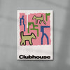 Clubhouse (2) contemporary wall art print by Will Da Costa - sold by DROOL