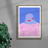 Executioner contemporary wall art print by Kissi Ussuki - sold by DROOL