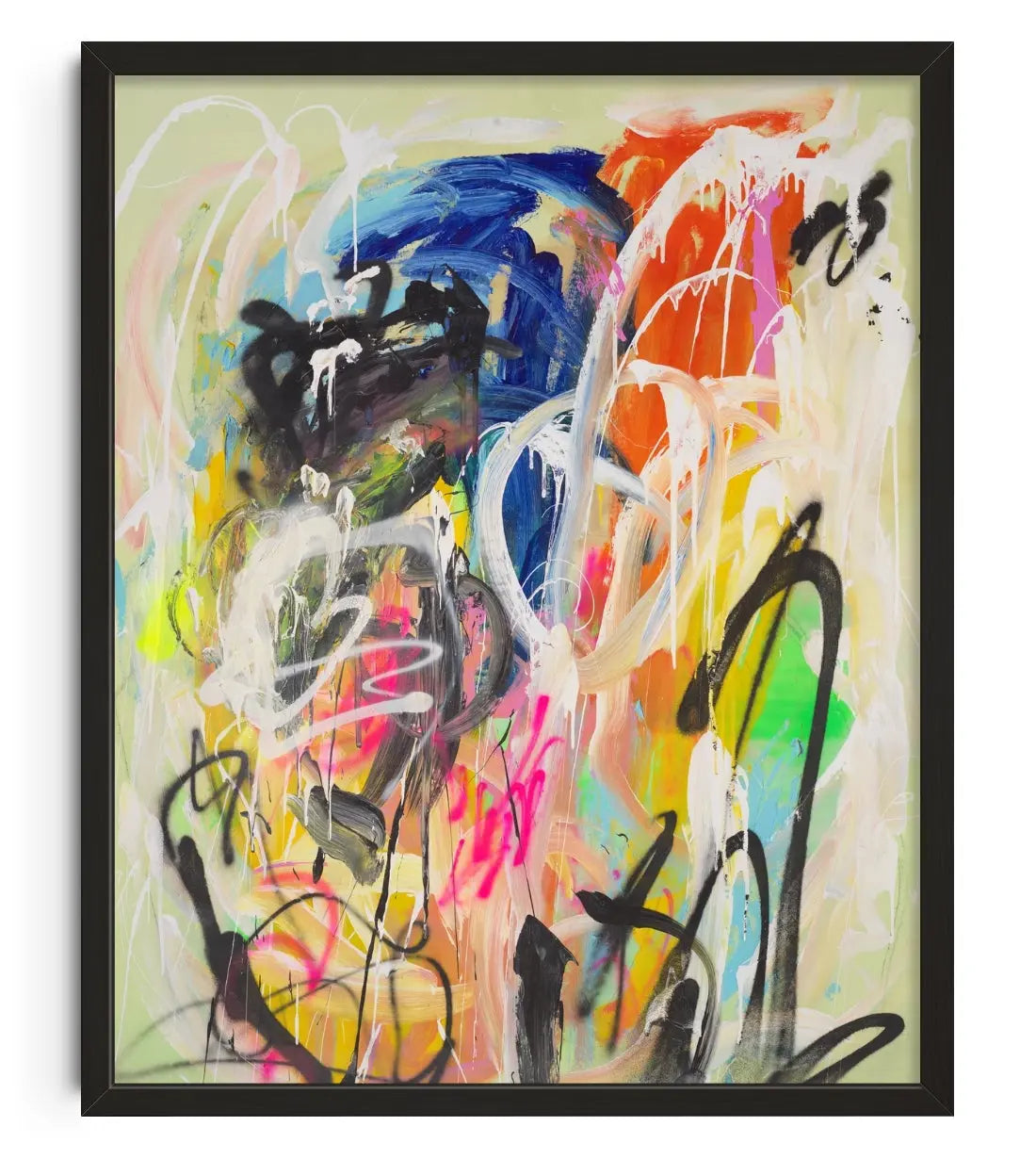 JAGUAR RUGE contemporary art print by Pink Morro - sold by DROOL