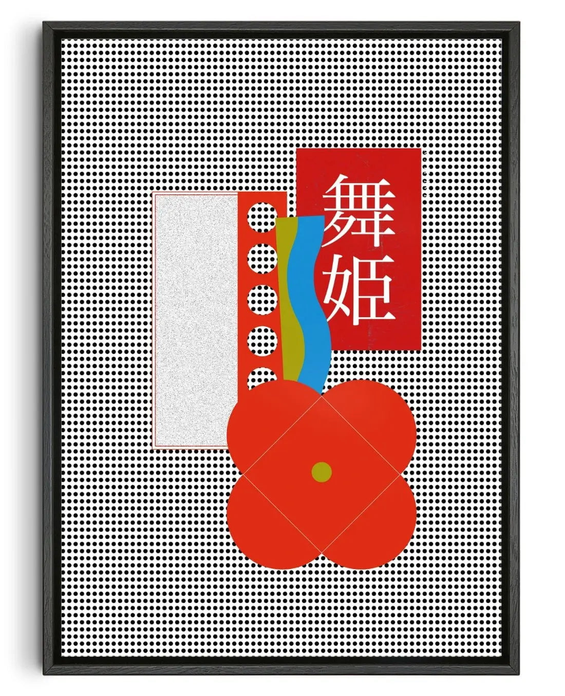 Maihime contemporary wall art print by Ren Morita - sold by DROOL