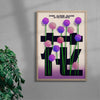 Bloom contemporary wall art print by Othman Zougam - sold by DROOL