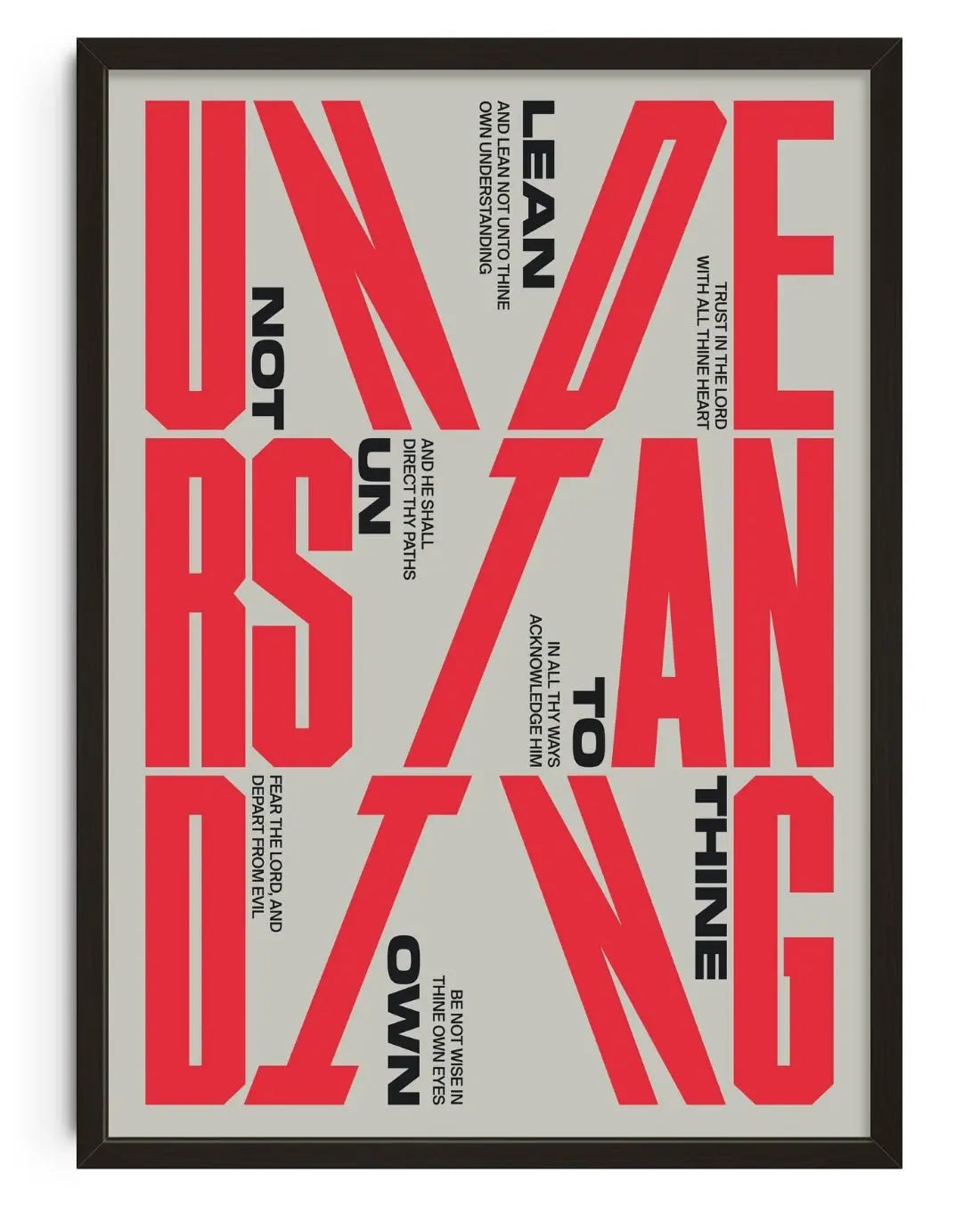 UNDERSTANDING contemporary wall art print by Xtian Miller - sold by DROOL