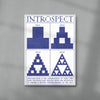 Introspect contemporary wall art print by Utsav Verma - sold by DROOL