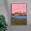 Jökulsárlón contemporary wall art print by Lily Kong - sold by DROOL
