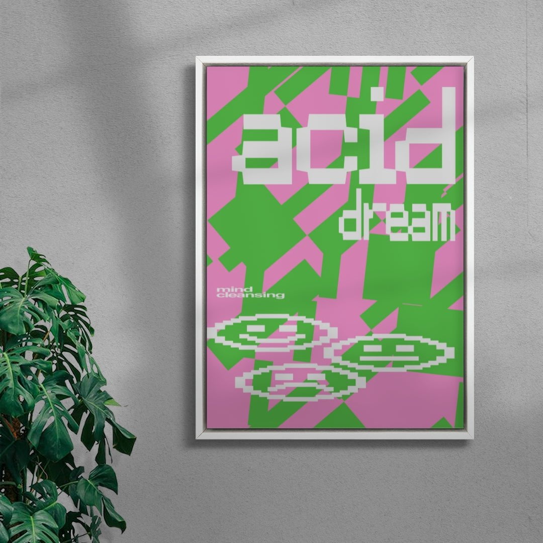 Acid Dream contemporary wall art print by Sven Silk - sold by DROOL