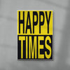 Happy Times contemporary wall art print by Sven Silk - sold by DROOL