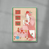 Cherry Top contemporary wall art print by Neosmith - sold by DROOL