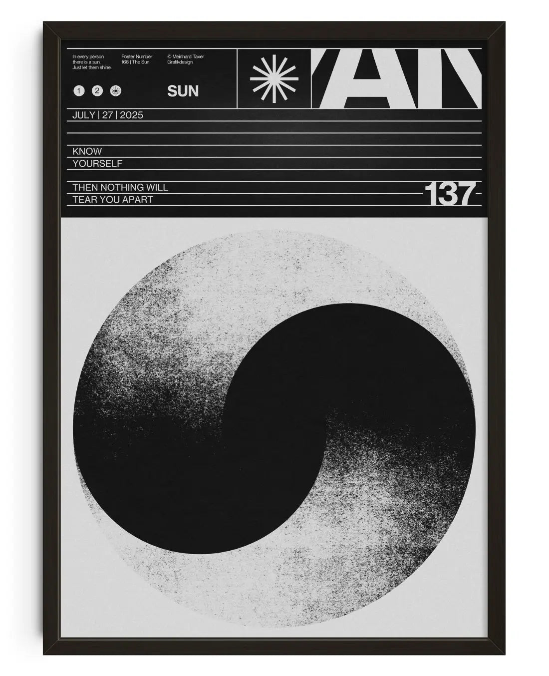 YANG contemporary art print by Meindl Taxer - sold by DROOL