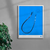 Agua (Water) contemporary wall art print by Miguel Vides - sold by DROOL