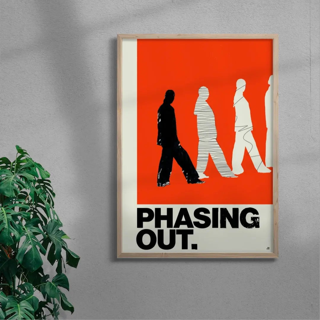 PHASING OUT contemporary wall art print by Brad Mead - sold by DROOL