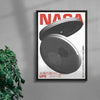 UFO contemporary wall art print by Maxim Dosca - sold by DROOL