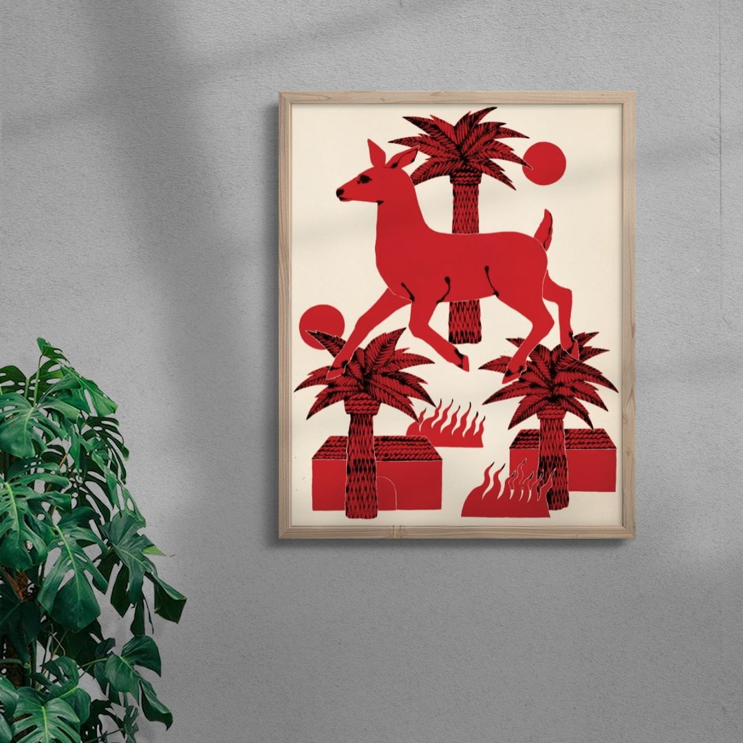 Before the Smoke contemporary wall art print by Kwonny - sold by DROOL