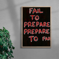 Thumbnail for Prepare To Fai contemporary wall art print by Times New Roadman - sold by DROOL